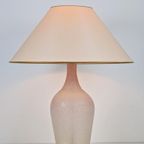 Xl Vintage Fles Tafellamp Vloerlamp Frosted Glas Italië '70 thumbnail 4