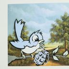 Offset Litho Naar Banksy Bird And Grenade 107/150 thumbnail 5