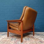 Vintage Fauteuil Met Voetenbank, Deens Design thumbnail 16