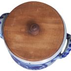 Keulse Pot Met Houten Deksel. thumbnail 3