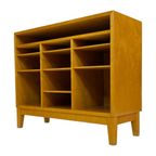 Vintage Kastje Open Kast In Berken Jaren 60 Design thumbnail 12