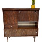 Vintage Highboard Wandmeubel Jaren 60 Rosewood Fineer thumbnail 6