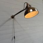 Vroege Rademacher Wandlamp Met Grote Emaille Kap thumbnail 10