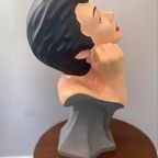 Groot Borstbeeld - Jaren ‘70 Vrouw thumbnail 4