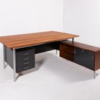 Executive Desk By Herbert Hirche For Holzäpfel, 1950’s Germany thumbnail 9