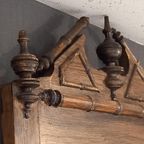 Antiek Wastafelmeubel In Bamboe-look thumbnail 14