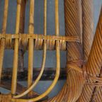 Luxe Franse Rotan Vintage Design Fauteuil Uit De Jaren ’50 thumbnail 15