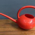Red Plastic Watering Can 1960S thumbnail 4
