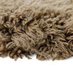 HKLIVING Fluffy Rond Vloerkleed Bruin thumbnail 4