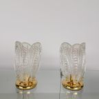 Italian Murano Glass Petali Table Lamp, 1970S thumbnail 3