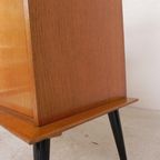 Secretaire Met Schuifdeuren Op Ranke Poten, Jaren 50 thumbnail 18