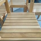 Set (van 4) Scandinavische Beukenhouten Eetkamerstoelen thumbnail 11