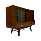Vintage Kastje Compact Dressoir Jaren 60 Teak Fineer thumbnail 3