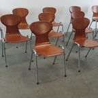 12x Eromes Pagholz Industriële Stapelbare Design Stoel thumbnail 9