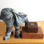 Vintage Olifant Gemaakt Van Levis Jeans thumbnail 3