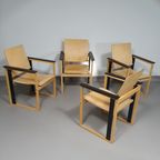 Extremely Rare Finnish Dining Set By Simo Heikkilä / Pentik. 1980s thumbnail 14