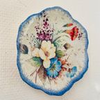 Vintage Bordje Bloemen Lami Italy Kunststof thumbnail 4