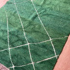 HKLIVING Handgeknoopt Wollen Vloerkleed Groen thumbnail 10