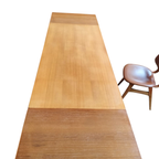 Vintage, Teakhouten Uitschuifbare Eettafel Xl thumbnail 13