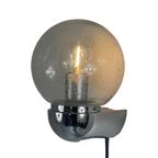 Glashutte Limburg - Chromed Wall Sconce With Glass Top - In Great Condition thumbnail 6