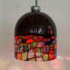 Vintage Murano Hanglamp Leucos Massari Italiaans Design thumbnail 8