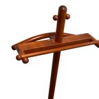 Vintage Scandinavian Made - Dressboy / Valet Stand - Dark Wood thumbnail 7