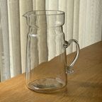 Vintage Handmade Glass Jug With Swirl Handle thumbnail 6