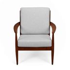 Deens Design Geherstoffeerde Fauteuil By Grete Jalk Door France & Son, 1960s thumbnail 3