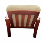 Vintage Teakhouten Deense Fauteuil thumbnail 5