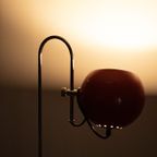 Oranje 70's Vloerlamp Met Verstelbare Bol thumbnail 7