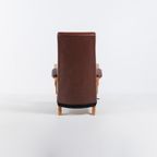 O.H Sjögren Lounge Chair / Fauteuil ‘Seat Up’ thumbnail 7