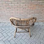 Bruine Bamboe Fauteuil Tuinstoel thumbnail 7