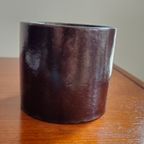 Vintage West Germany Bloempot Bruin Retro Keramiek thumbnail 8