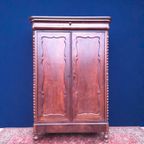 Mahoniehouten Meidenkast, Vintage Biedermeier Kast, Kastje thumbnail 20