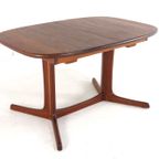 Ovalen 2x Verlengbare Eettafel Massief Teak Deens thumbnail 6