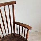 Vintage Wabisabi Spijlenstoel Arno Lambrecht thumbnail 9