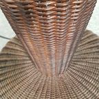 Gasparucci Large Wicker Rattan Floor Lamp 191X52X52Cm. Good Condition. thumbnail 9