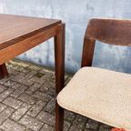 Brutalist Jaren 60 Eetkamerset (uitschuifbare Stafel + 4 Stoelen) thumbnail 17
