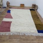 Handgeweven Marokkaanse Berber Tapijt - Kleurrijk Modern Blokpatroon (300X250 Cm) thumbnail 19