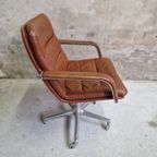 Vintage Bureaustoel Leren Artifort Deskchair thumbnail 12