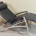 Vintage Interprofil 'pax' Design Leren Recliner Fauteuil thumbnail 2