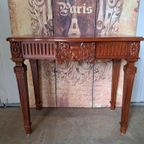 Klassieke Mahonie Houten Sidetable, Haltafel, Wandconsole thumbnail 2