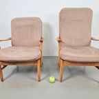 Set 2 Vintage Beuken Fauteuil Farstrup Casa Alcantara 1960 thumbnail 6