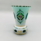 Bohemian Ranft Beker Biedemeier Art Deco Vr Czechoslovak Glass thumbnail 2