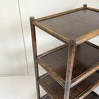 Manou Rek/Boekenkast Bamboe Plantentafel Vintage thumbnail 5