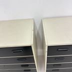 Set Of 2 Chest Of Drawers Black And White , 1970S thumbnail 10