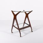 Italian Mid-Century Modern Sculptural Side Table/Serving Cart, 1960’S thumbnail 9