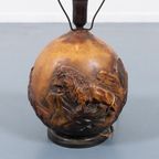 Vintage Danish Ceramic Relief Table Lamp / Tafellamp, 1960’s thumbnail 6