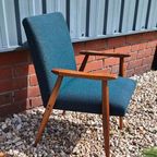 Vintage Mid-Century Teakhouten Lounge Fauteuil😍 thumbnail 6