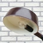 Vintage Grote Bruine Bureaulamp thumbnail 7